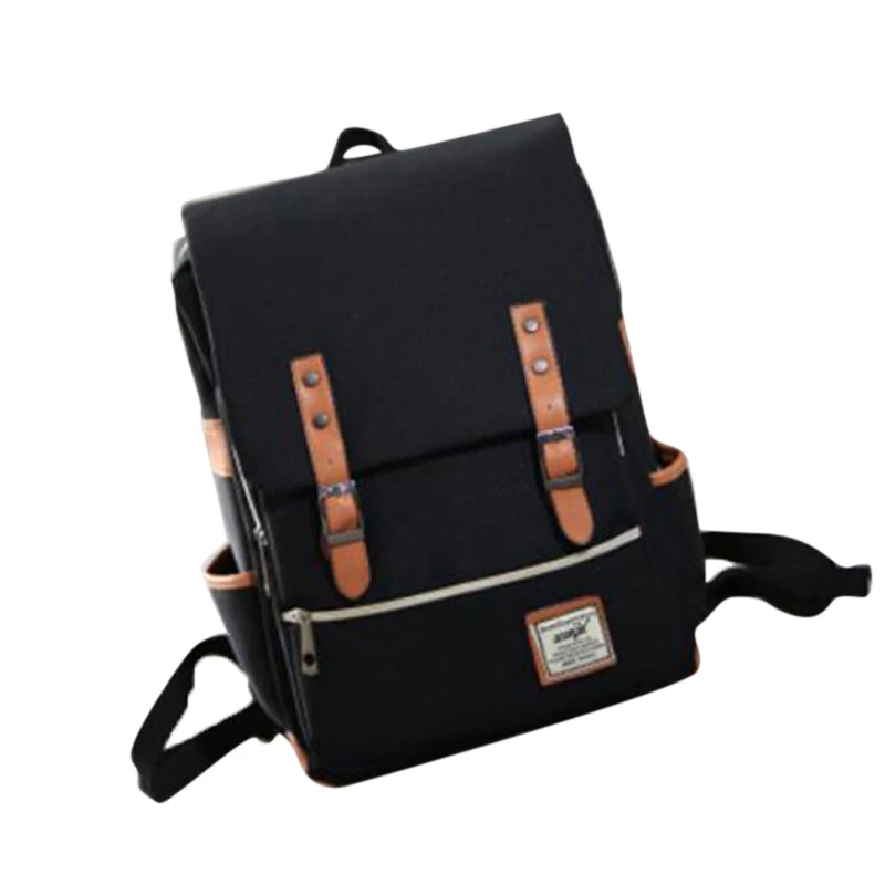 LITTHING унисекс рюкзак школьный рюкзак студенческий рюкзак для ноутбука в консервативном стиле рюкзак для ноутбука дорожные рюкзаки - Цвет: black