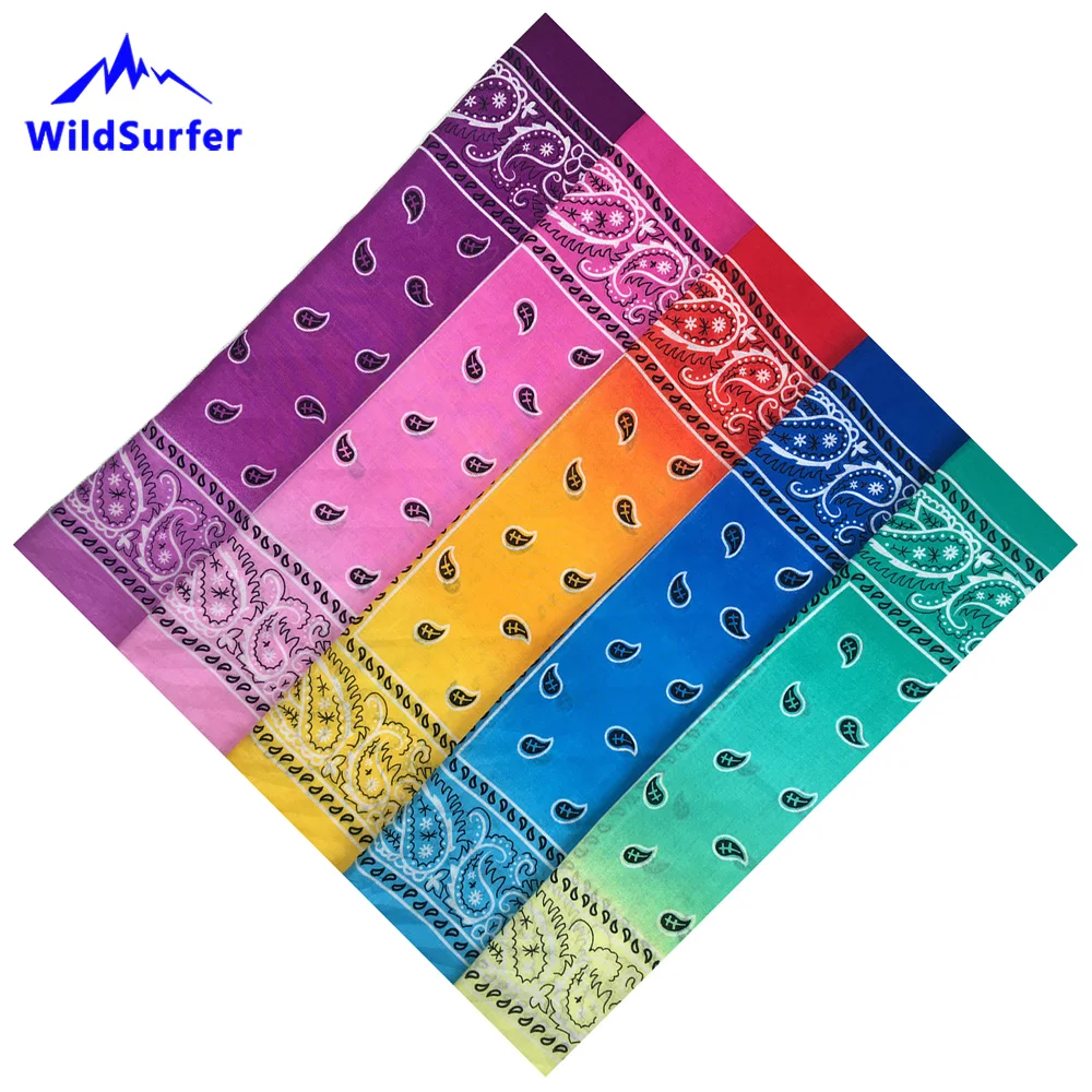 WildSurfer Multifunctional Bandana Gradient Cashew Cotton Balaclava Outdoor Wristband Women Snood Riding Mask B-Boy Scarves FJ09 WildSurfer Multifunctional Bandana Gradient Cashew Cotton Balaclava Outdoor Wristband Women Snood Riding Mask B-Boy Scarves FJ09