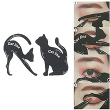 2 шт./компл. для женщин DIY кошачья линия подводка для глаз трафареты Pro шаблон для глаз формирователь модель легко макияж инструмент