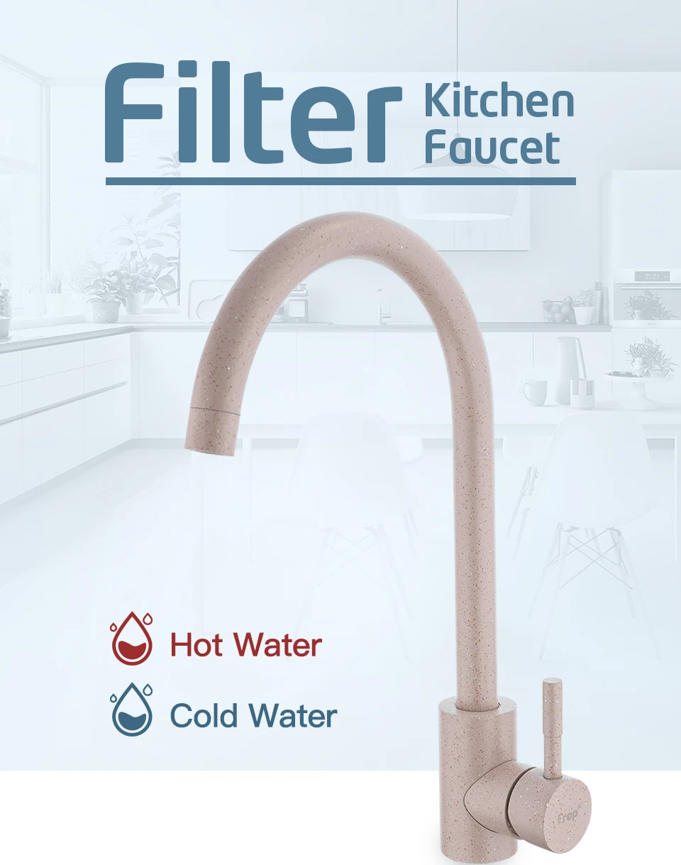 Frap Black Kitchen Faucet Stainless Steel 360 Rotate Hot & Cold Water Mixer Faucet for Kitchen Torneira Cozinha Y40107-2/3