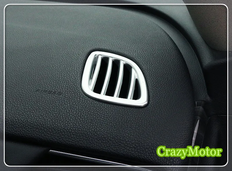 

For Vauxhall Opel Mokka 2016 2017 ABS Matte Interior Upper Air Condition Vent Outlet Cover Trim accessories
