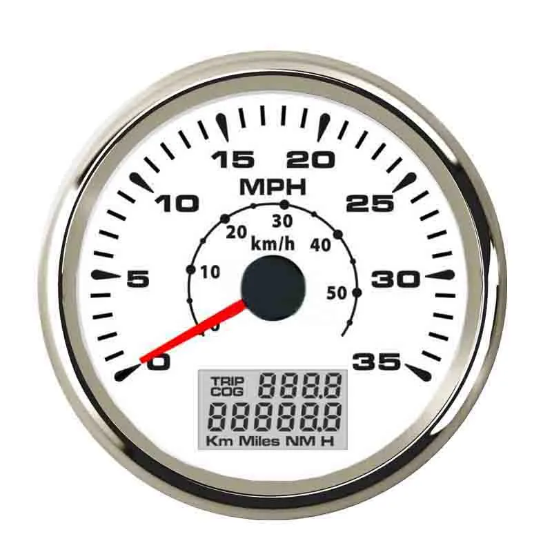 0 35MPH 55 км/ч GPS Спидометр Speedo одометр пробег с 8 видов цветов подсветкой 85 мм для