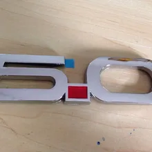 Mustang хром+ красный 5,0 эмблема логотип