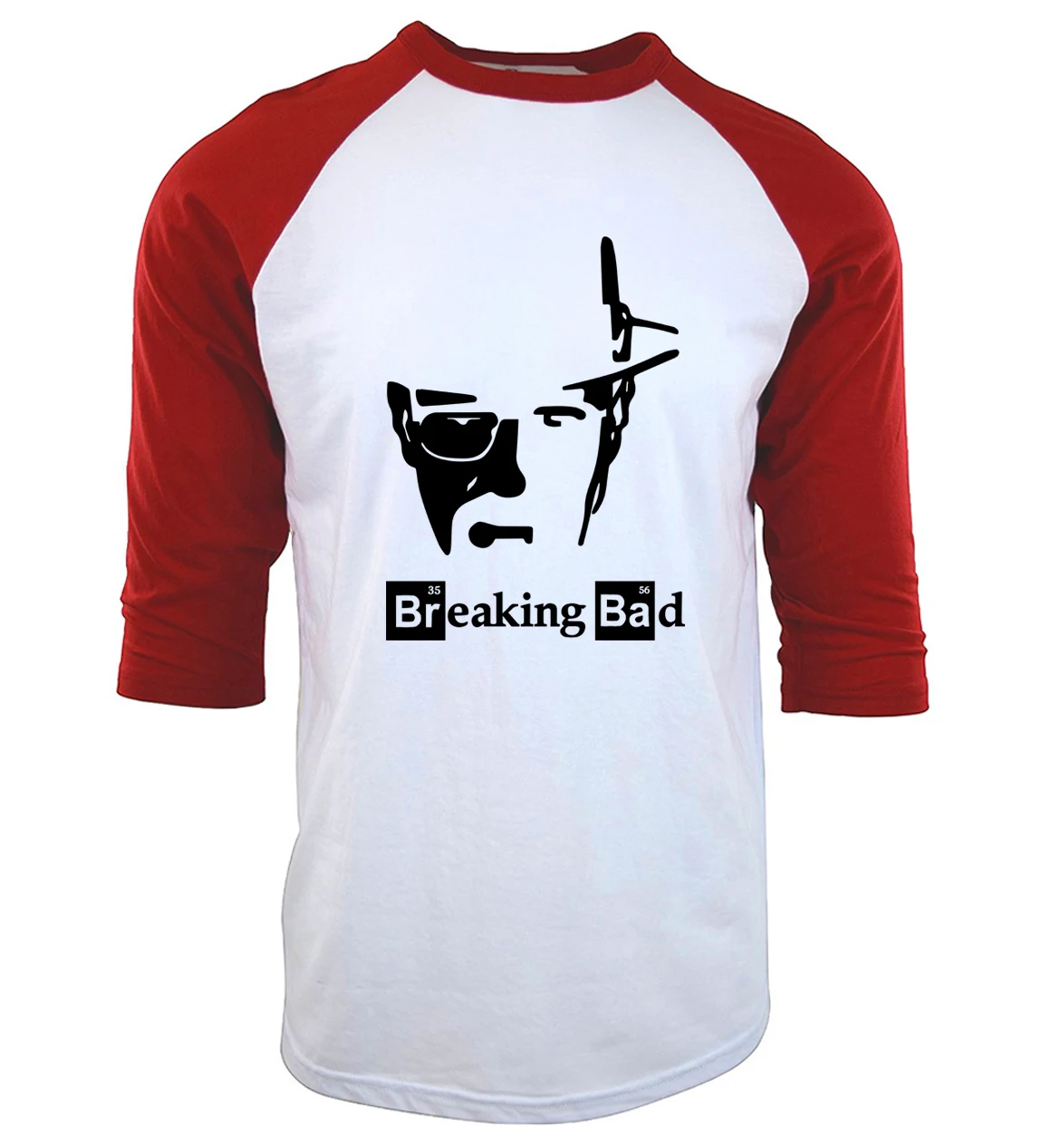 Я тот, кто Knocks реглан Harajuku футболка 2019 breaking bad White camisetas три четверти рукав Мужская футболка