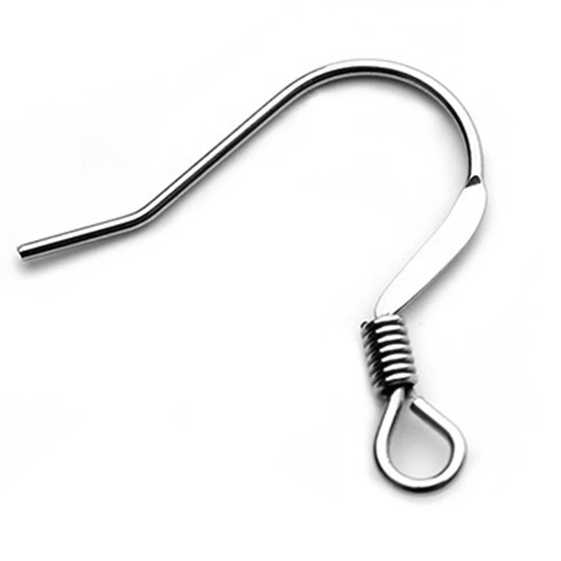 

(Never Fade) 11*18mm Stainless Steel DIY Earring Findings Clasps Hooks Jewelry Making Accessories Earwire