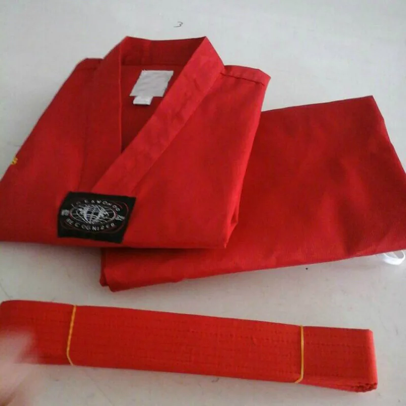 taekwondo clothes red