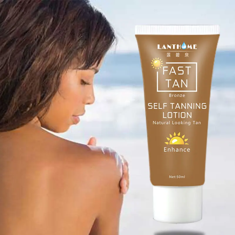 

Lanthome Sun Tan Cream Self Tanner Body Bronzer Tanning Oil Lotion Sunblock Makeup Foundation Fast Spray Tan Solarium Cream