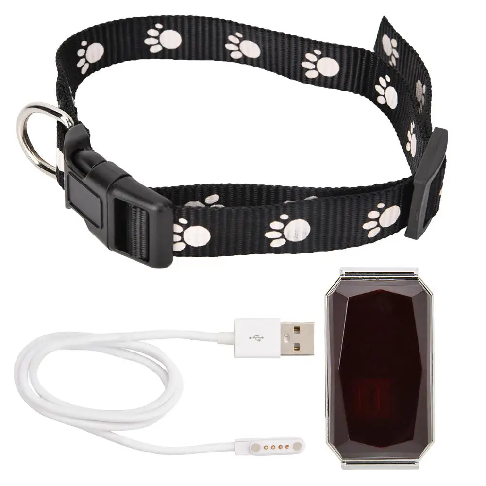 Pet Puppy GPS365 Bluetooth WiFi трекер в реальном времени Отслеживание Местоположения анти-потеря воротник