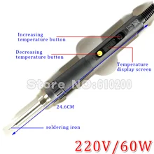 60 Вт/220 В Highend Digital Nc термостатическая пайка lron электронный сварочный инструмент Электрический паяльник замена 936 паяльная станция