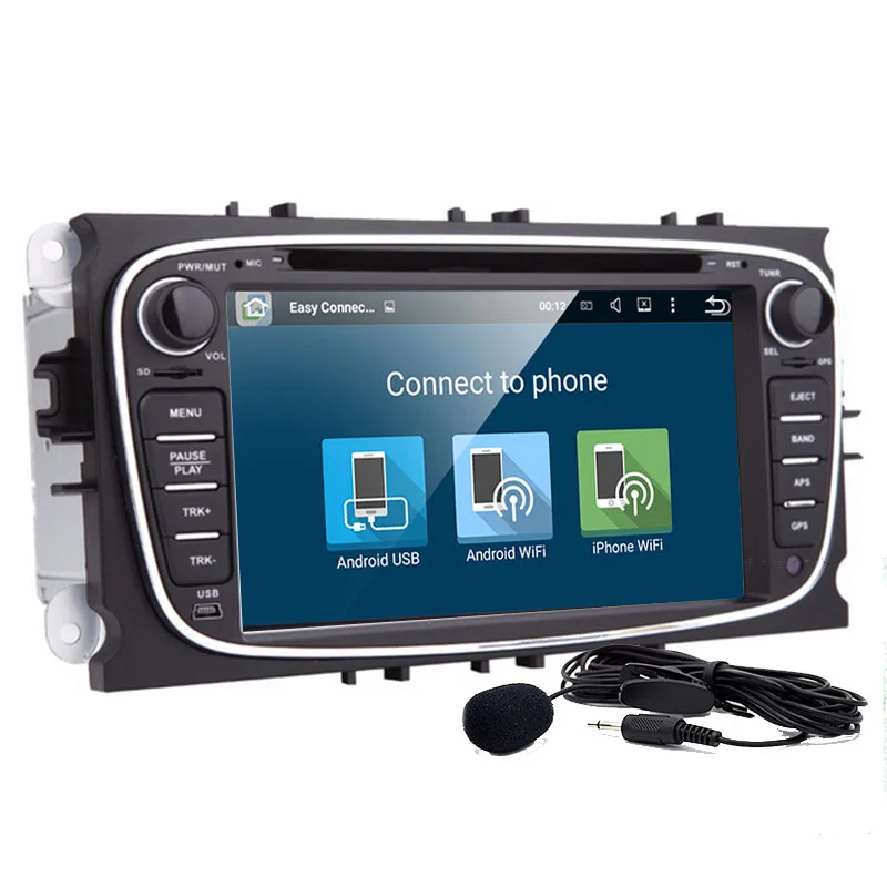 Четырехъядерный Android 9 0 автомобильный DVD GPS плеер для Ford Mondeo Focus 2S max 2012 2013 2014 с | Отзывы и видеообзор