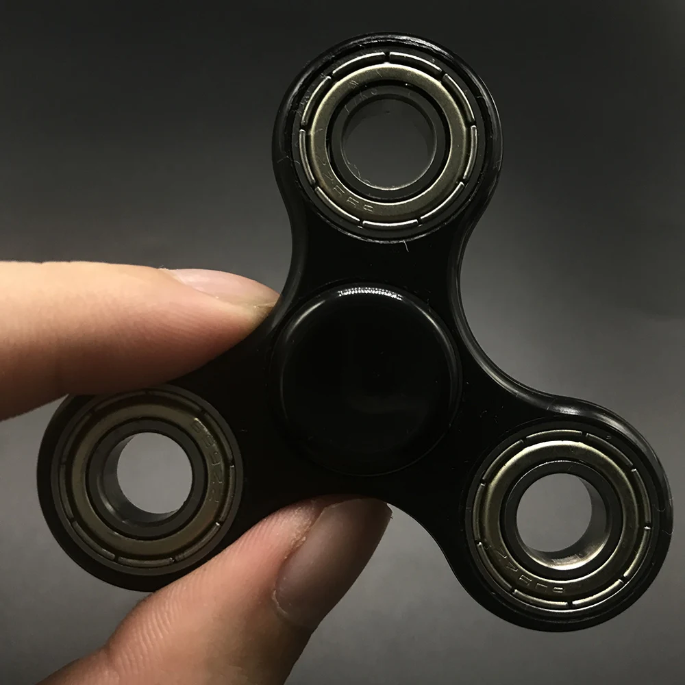 Хороший подшипник Tri-Spinner ABS Спиннер EDC ручной Спиннер для аутизма и СДВГ время вращения длинные антистрессовые игрушки