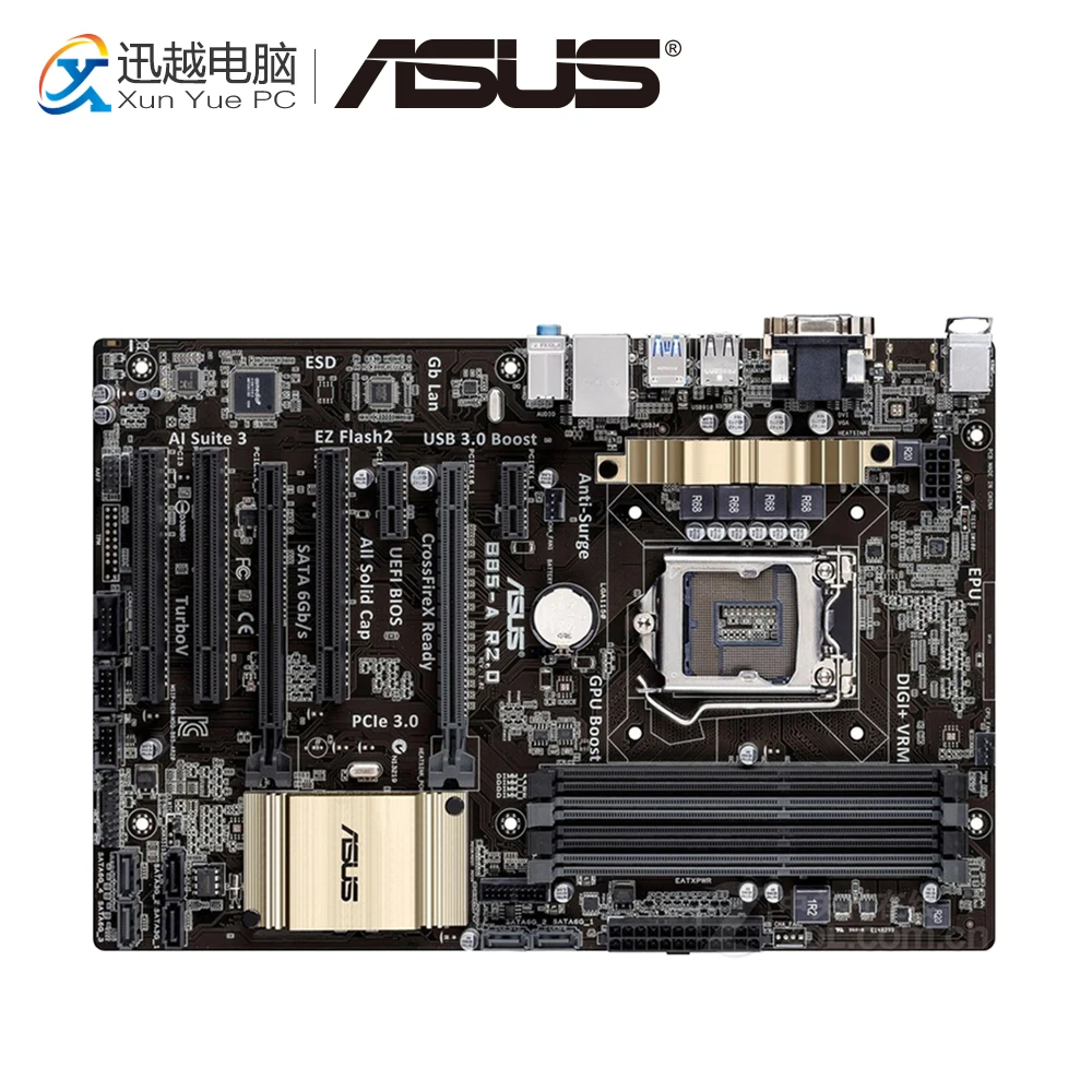 

Asus B85-A R2.0 Desktop Motherboard B85 Socket LGA 1150 i7 i5 i3 DDR3 32G SATA3 USB3.0 ATX