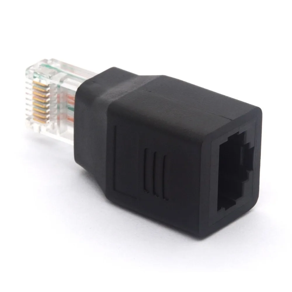 RJ45 Ethernet Adapter 8P8C FTP STP UTP Crossover Rj45 Male to Female Lan Network Extension Connector for Cat 6 5e 5