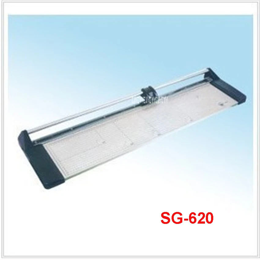 جديد خصم المحمولة 24 بوصة 620 مللي متر دليل الروتاري المهنية ورقة PVC القاطع المتقلب SG-620 الأسطوانة مشذب الورق 8 ملاءات
