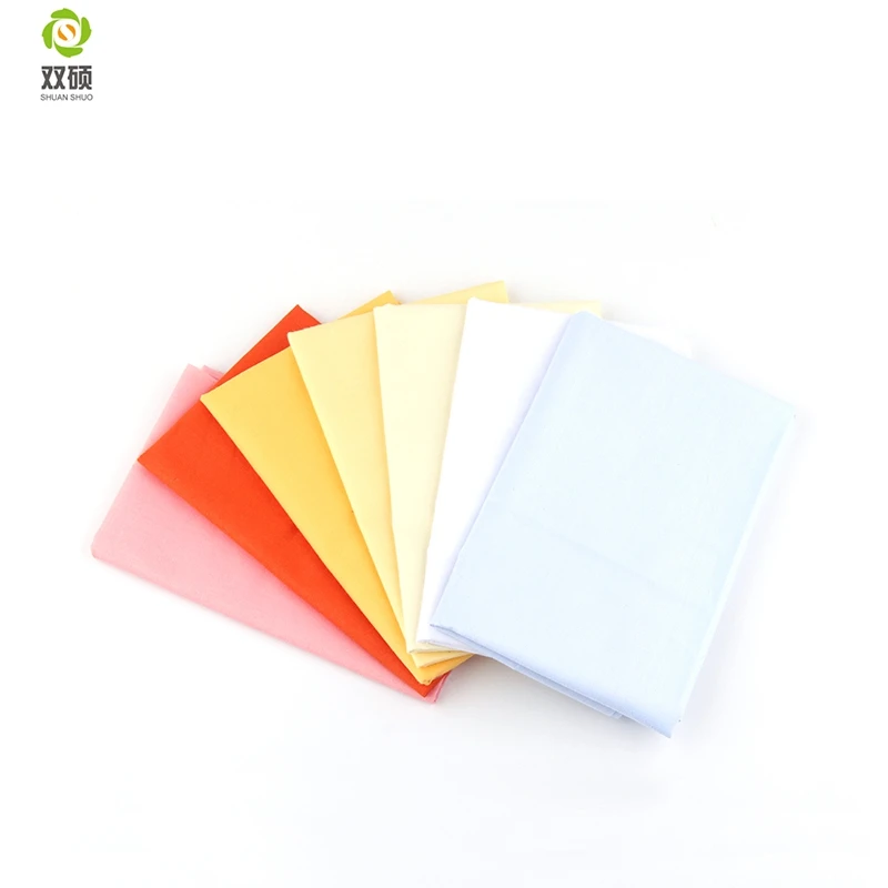 New Solid Tissus Cotton Fabric Telas Patchwork Fabric Charm Quarter Bundles For Sewing Pillow DIY Crafts 10*10 CM