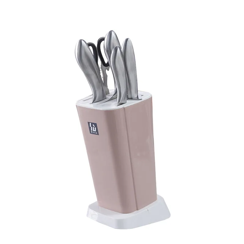 

Creative Plastic Knife Organizer Storage Rack Tool Holder Kitchen Accessories