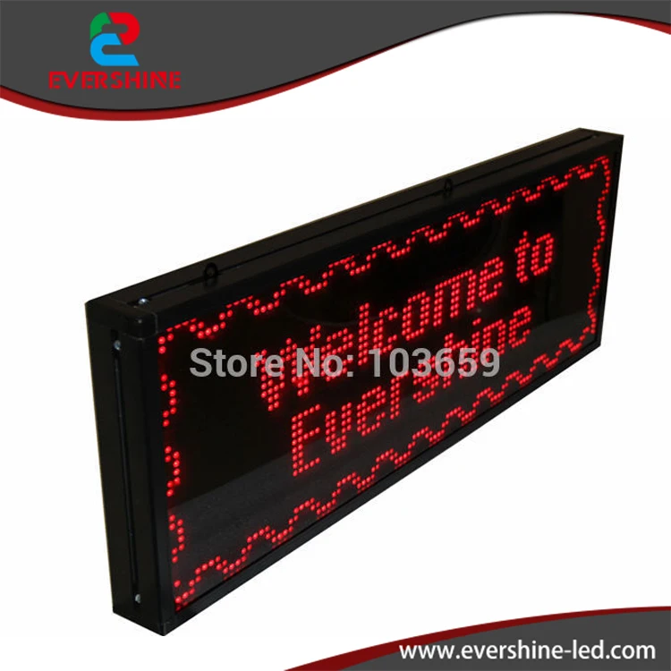 

Support Customized Indoor SMD P4.75 Red Color LED Text Window Sign for Store / Clinic / Restaurant Size