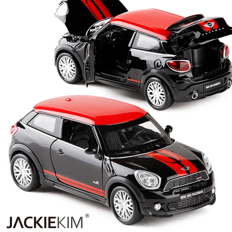  New 1:32 Scale Diecast Alloy Metal Car Model For MINI Coopers Countryman Collection Model With Pull