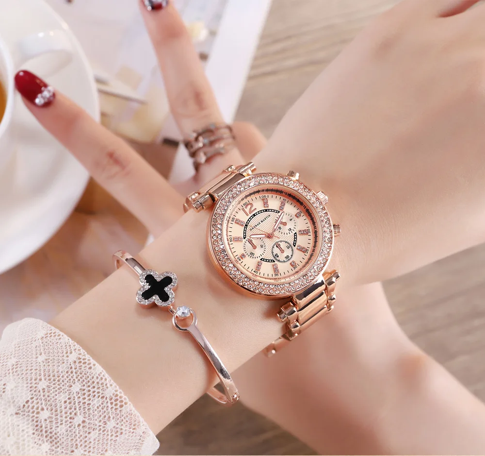 de Quartzo Relógio de Pulso relogio feminino