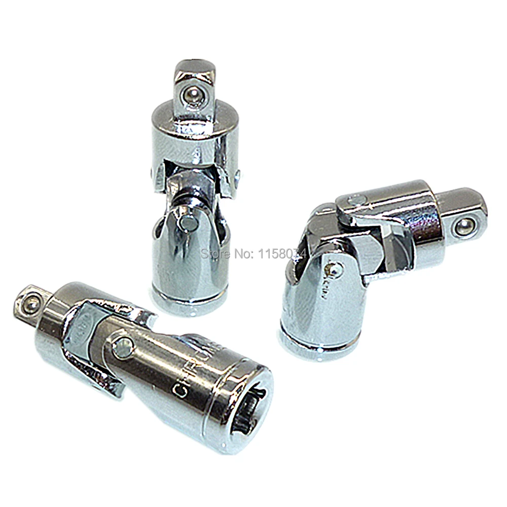 3pc Swivel Joint Air Impact Socket Set 1/4" Square Drive Universal