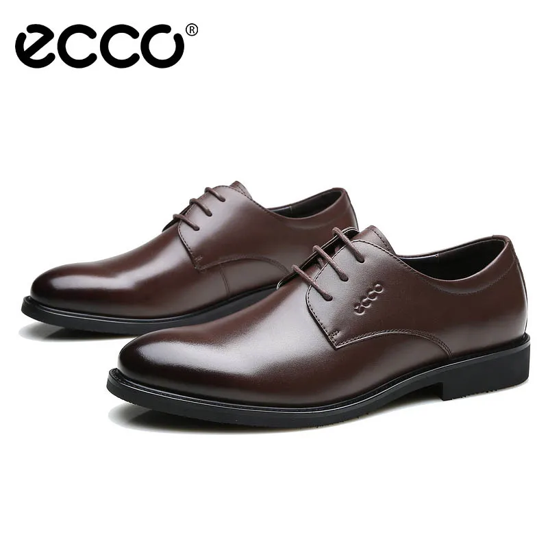 

ECCO Men's Dress Shoes Simple version Cushioning Workplace Business Formal occasions Leather shoes Zapatillas hombre 670258