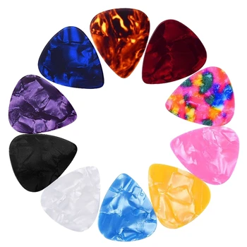 

Random Color 0.46mm plastic Guitar Picks Plectrums 40 Pack