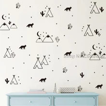 Desert Baby And Get Free Shipping On Aliexpress 108pcs Set Desert Compilation Wall Decals Kids Bedroom Art Baby Nursery Decor Diy Self