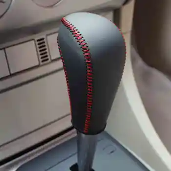

Gear Cover Case for Ford New Focus Fiesta Automatic Gear Shift Collars Hand-stitched Car Styling DIY Gearshift Genuine Leather