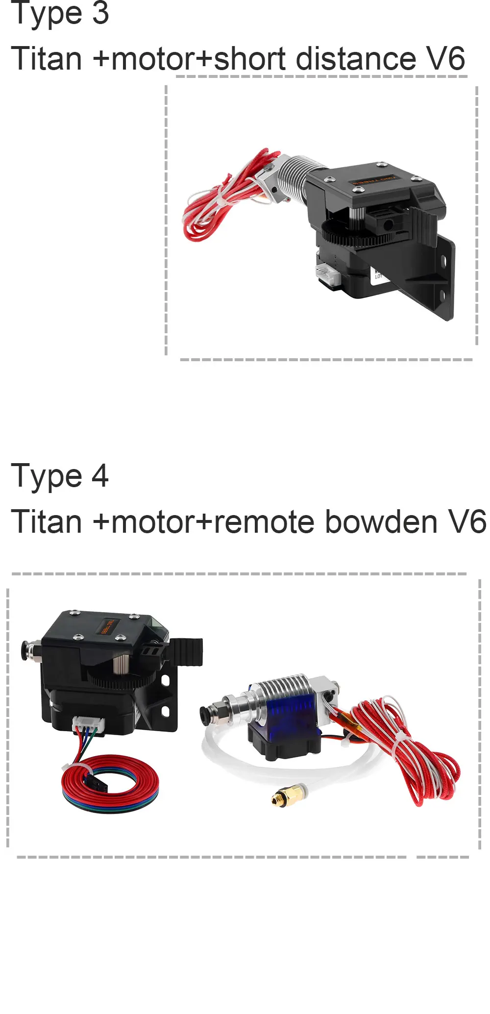titan Extruder Full Kit with NEMA 17 Stepper Motor for 3D Printer support both Direct Drive and Bowden Mounting Bracket (3)