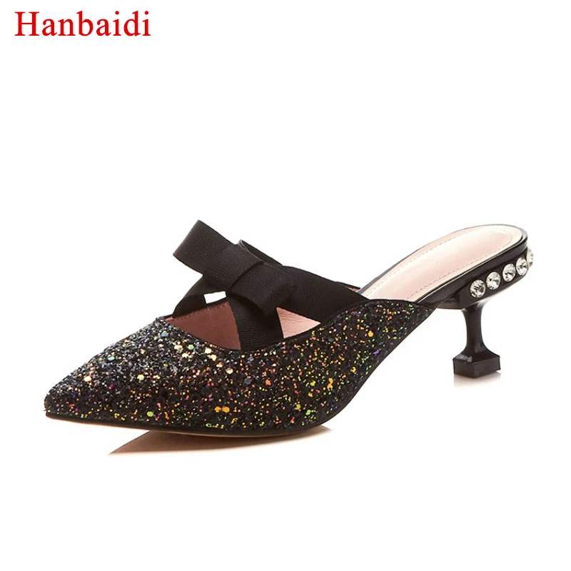 crystal kitten heel