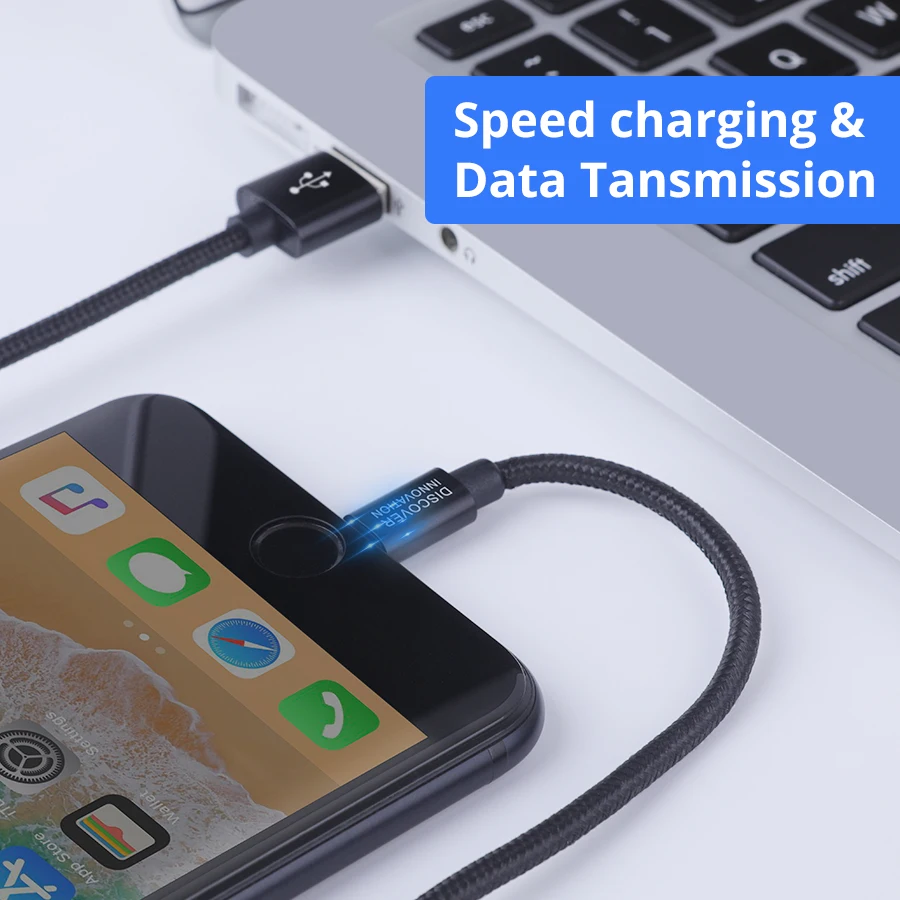 NILLKIN USB кабель для передачи данных 5 5S se кабели для iPhone Lightning Кабель зарядное устройство для iPhone 7 6 6s 8 Plus Xr X Xs Max iPad зарядный шнур