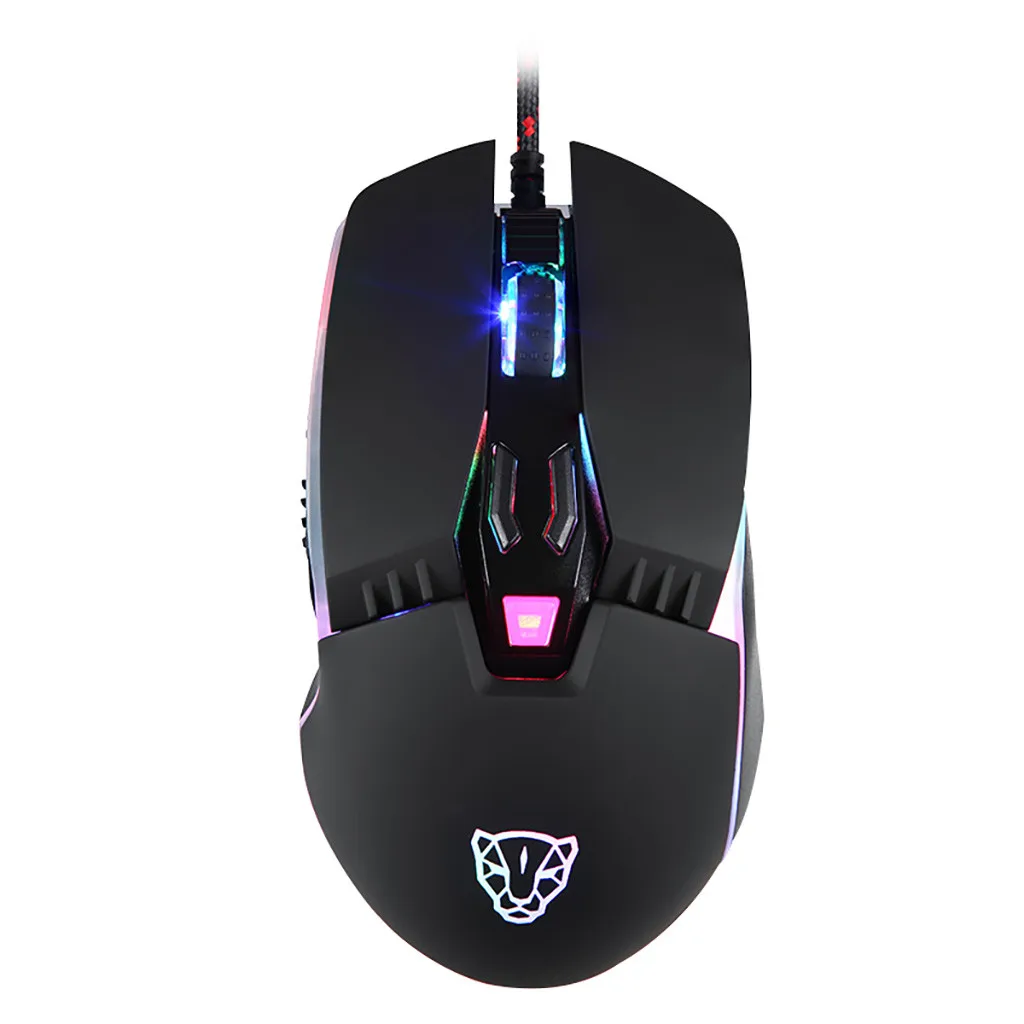 MOTOSPEED V20 8 кнопок 5000 dpi RGB с подсветкой Проводная игровая мышь