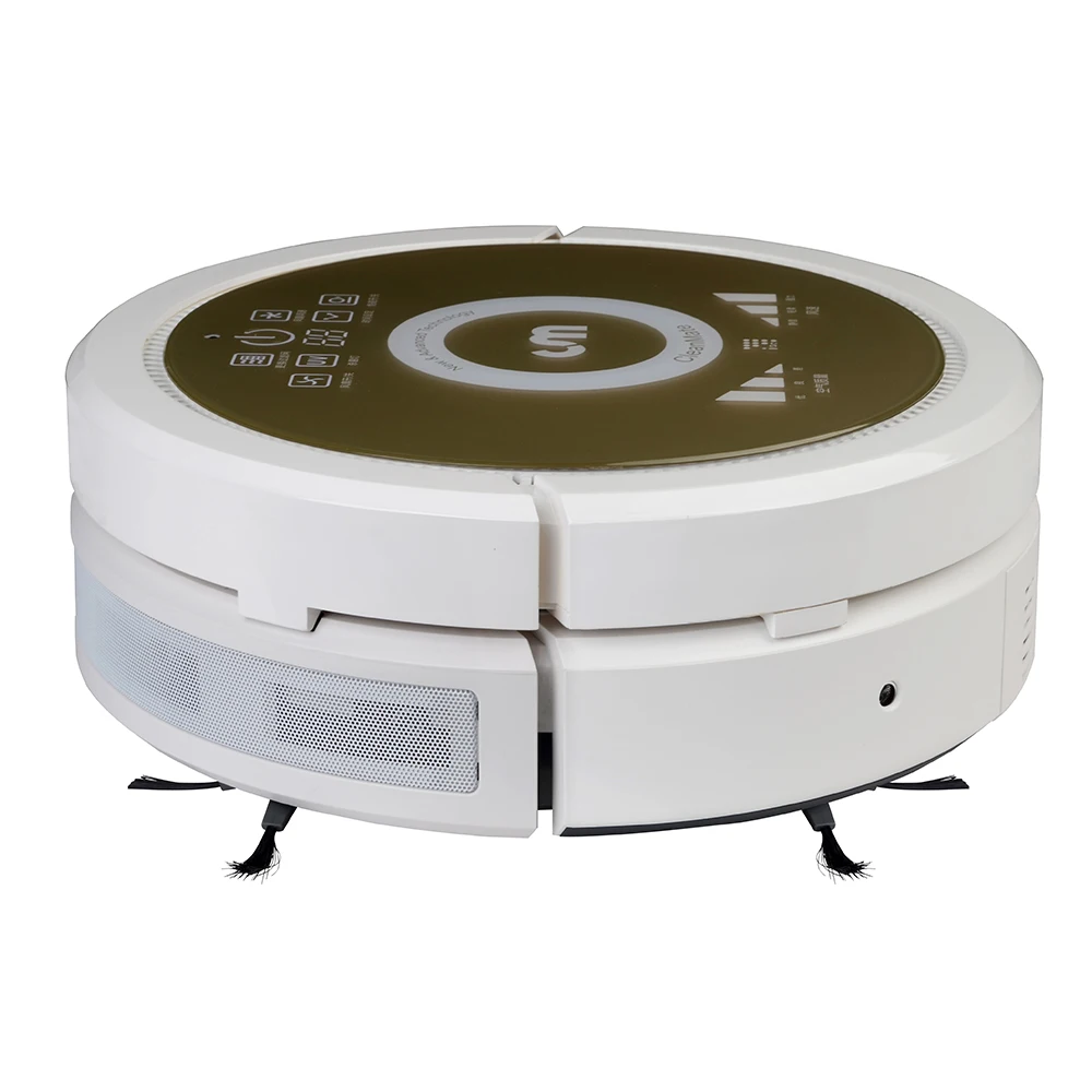 2019 robotic vacuum cleaner air purifier EUROPE BRAND Cleanmate dry/wet mopping patent ultrasonic wave li-battery