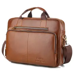 Новый роскошный мужской портфель из натуральной коровьей кожи в деловом стиле, мужские сумки на плечо, мужская сумка-мессенджер, винтажная