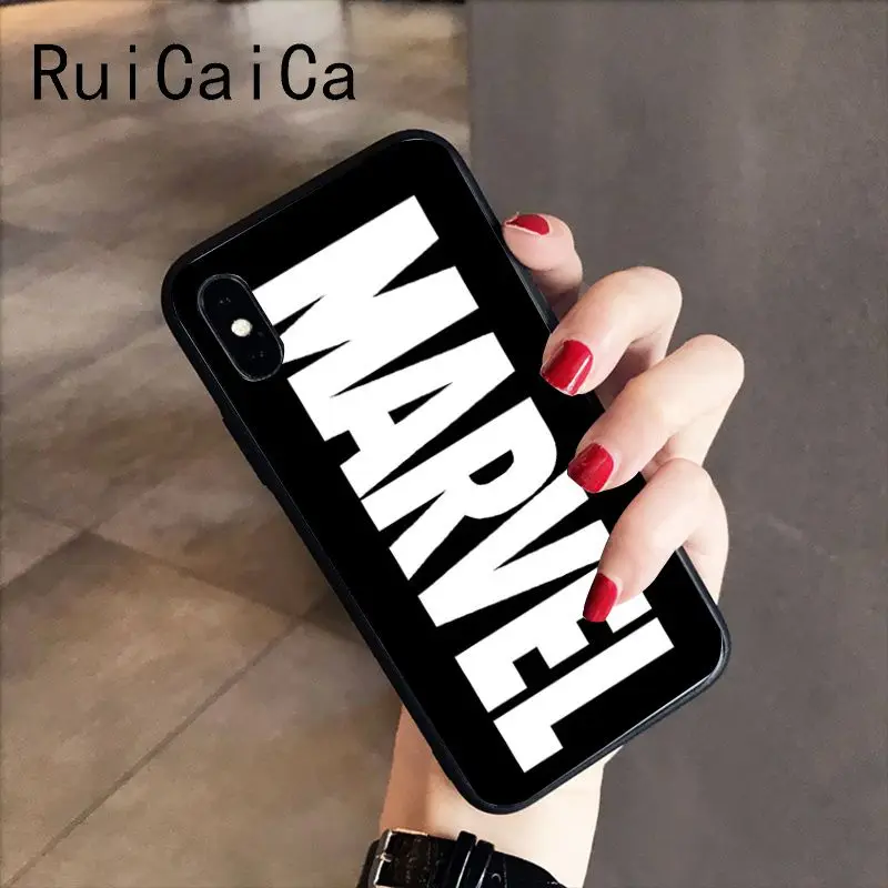RuiCaiCa Марвел Супергерои из “Мстителей” ТПУ Мягкий силиконовый чехол для телефона чехол для iPhone 8, 7, 6, 6 S, 6 Plus, X XS Макс 5 5S SE XR 10 - Цвет: A5