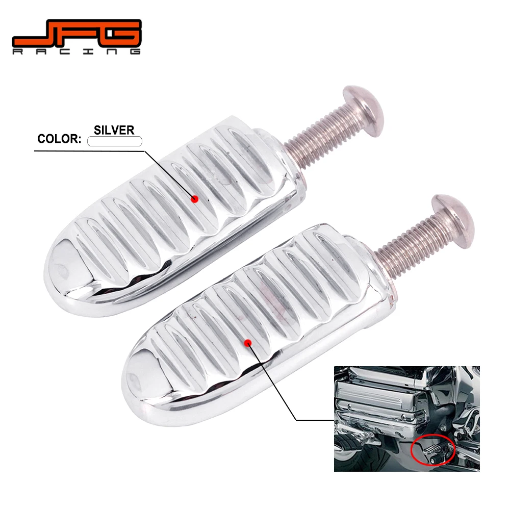 

Motorcycle CNC Aluminum Foot Pegs Footpegs Pedals Foot Rests Footrests For HONDA GOLDWING 1800 GL1800 2001-2012 Street Bike