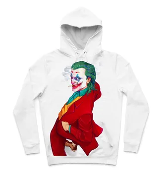 

REAL American US SIZE Custom king of comedy 3D Sublimation print Hoodies with plus size 3XL 4XL 5XL 6XL