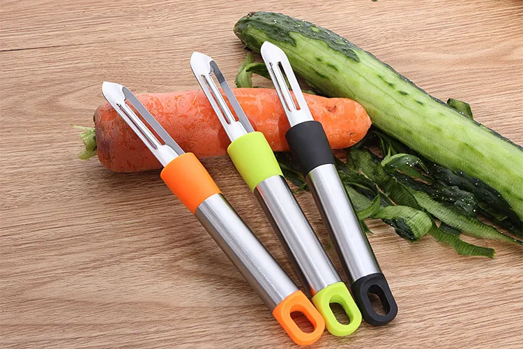 

1PC Vegetable Tools Stainless Steel Potato Peeler Vegetable Cutter Fruit Melon Planer Grater Kitchen Gadgets KX 198