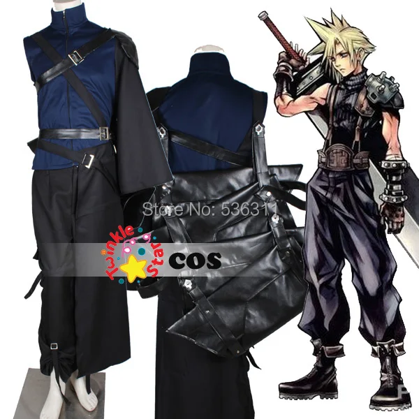Halloween costumes for men Final Fantasy 7 cosplay costume anime Cloud
