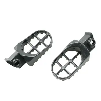 

Grey Dirt Bike Off Road Steel Foot Pegs For KTM Husaberg 450 390 250 300 125
