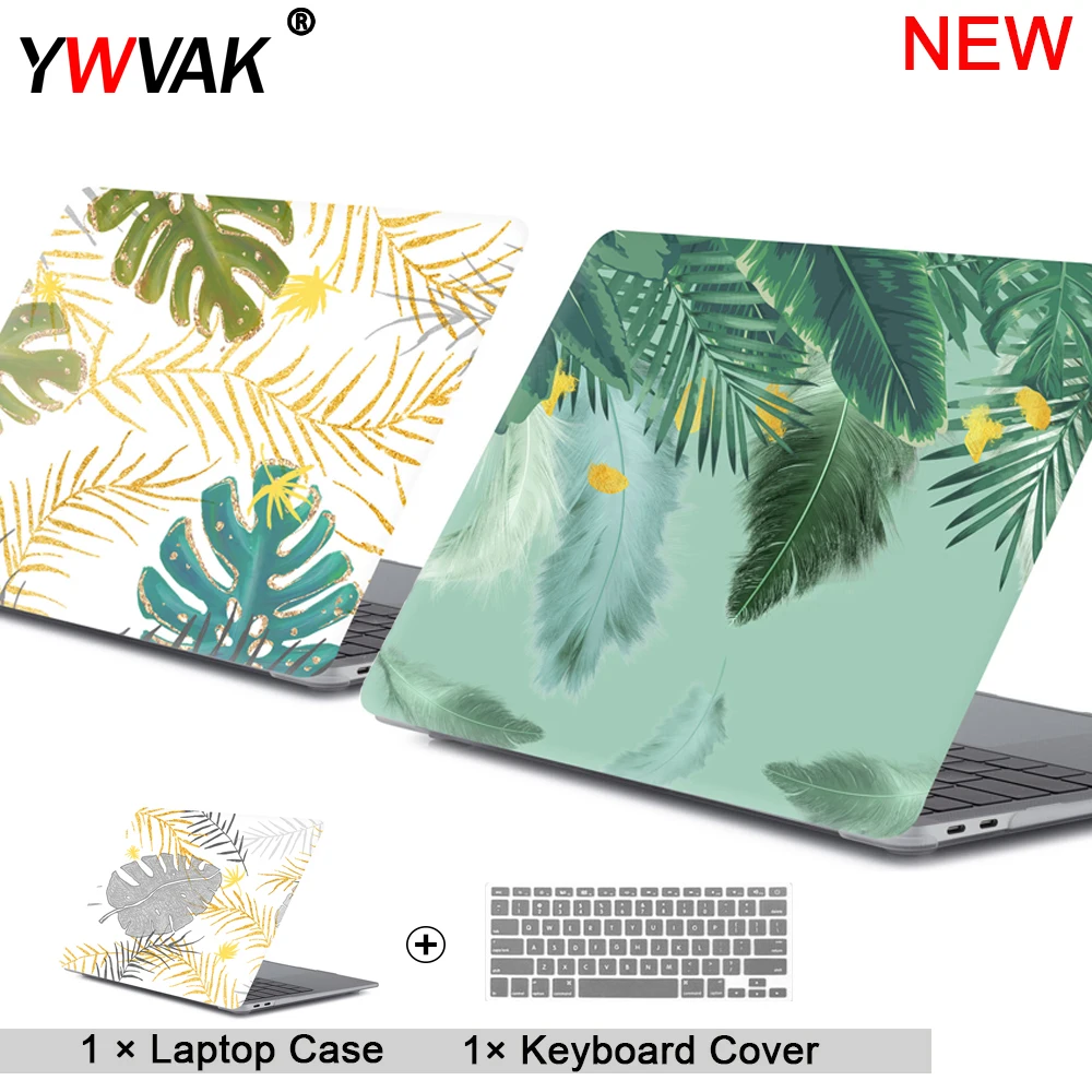 2019 new Laptop Case For Apple MacBook Air Pro Retina 11 12 13 15 for mac book Pro 13.3 15.4 inch with Touch Bar + Keyboard cove