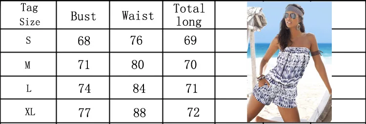 Летний сексуальный элегантный комбинезон и комбинезоны Дамский пляжный женский комбинезон модный бюстгальтер слово плечо печать шт брюки