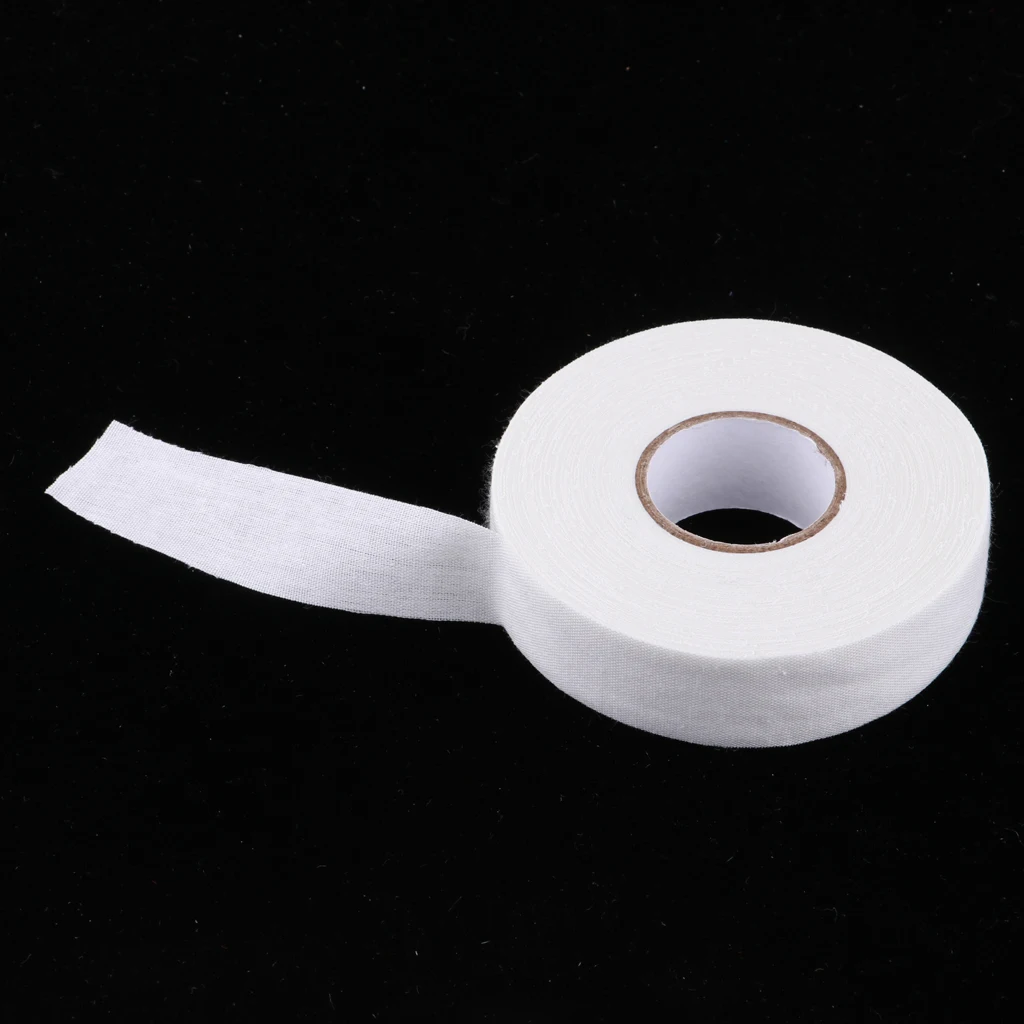 1 Roll Hockey Cloth Tape Waterproof Adhesive Ice Hockey Lacrosse Stick Wrap Grip Cotton Protective Gear Cue Non-Slip Bandage