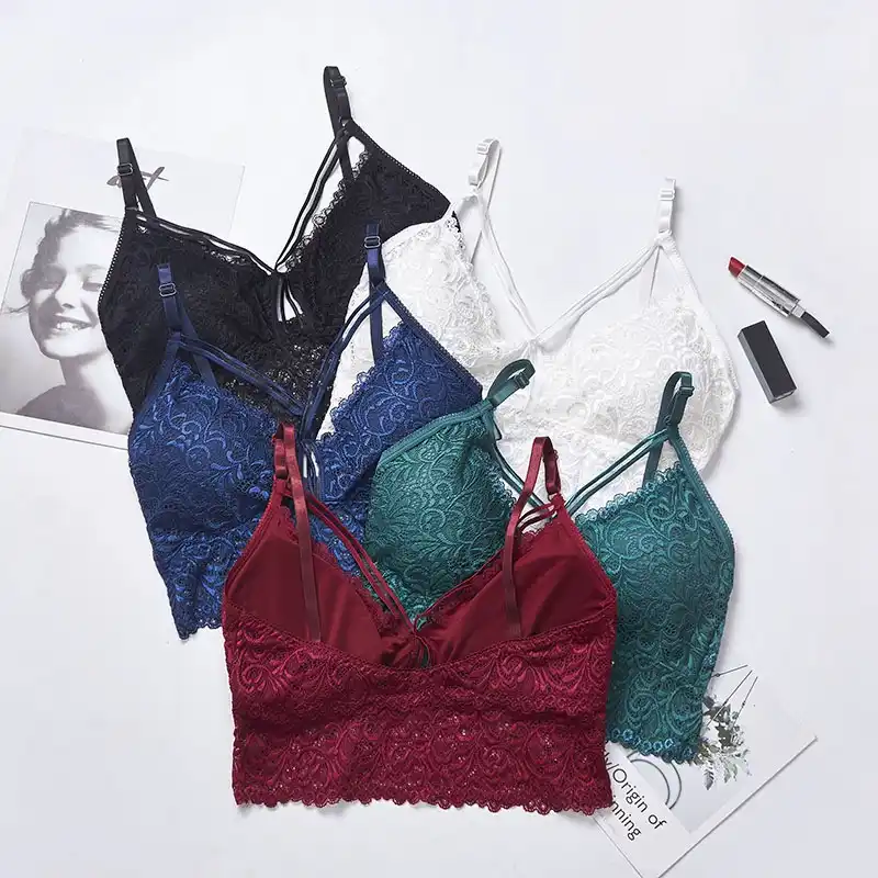 bralette push up negro