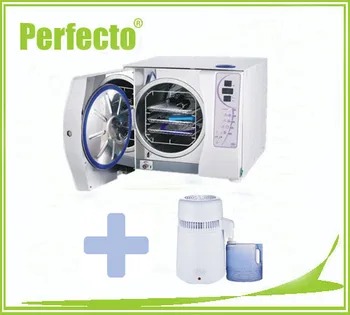 

23L Vacuum Steam Dental Autoclave Sterilizer WITHOUT PRINTER and Water Distiller FREE SHIPPING