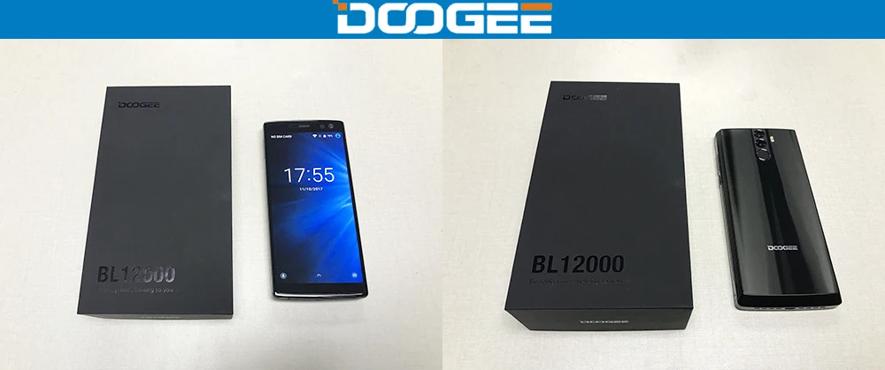 DOOGEE BL12000 Мобильный телефон 6,0 ''FHD+ 18:9 MTK6750T Восьмиядерный 4 Гб+ 32 ГБ Android 7,0 четырехъядерный смартфон 16,0 Мп Быстрая зарядка