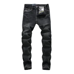 Moda Vintage Hombre Jeans Estiramiento Clásico Denim Lápiz Pantalones Hombre Gran Tamaño Negro Skinny Jeans Hombres Streetwear Hip Hop Jeans Moda Vintage Hombre Jeans Estiramiento Clásico Denim Lápiz Pantalones Hombre Gran Tamaño Negro Skinny Jeans Hombres Streetwear Hip Hop Jeans