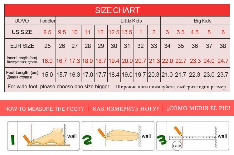 UOVO/Новейшая детская обувь; дышащая Демисезонная обувь для мальчиков и девочек; легкая подошва; детская обувь; гибкие туфли для детей