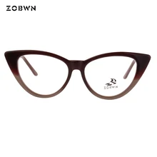 ZOBWN кошачий глаз очки женские traval gafas модные стеклянные женские очки Рамка Lunettes armacao очки de grau feminino