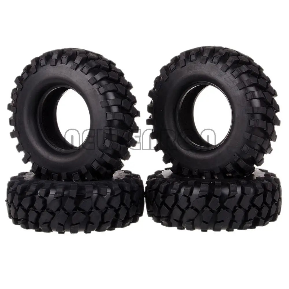 NEW ENRON 4PCS 1.9&quot Rubber 108mm Tyre Tires RC 1/10 Model Car Climbing Rock Crawler TRX4 Tamiya CC01 MST jimny TF2 D90 D110 | Игрушки и